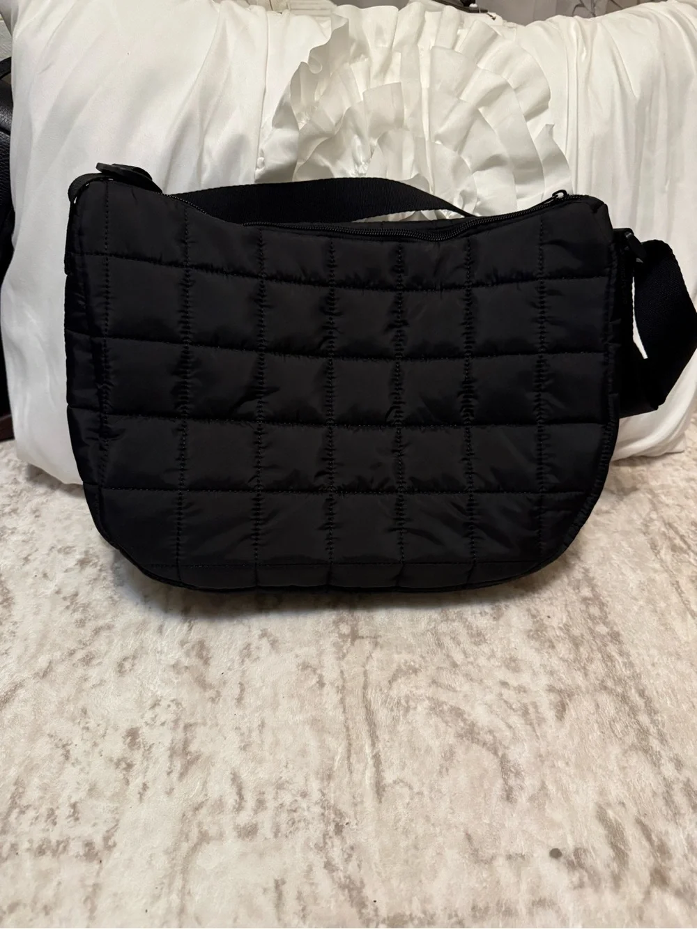Reebok Black Quilted Bag